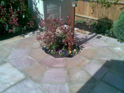 circle pack indian sandstone patio yapton
