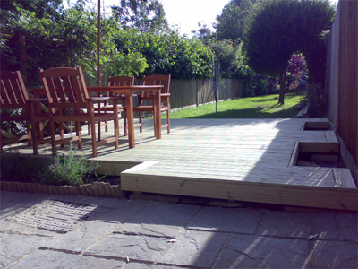 decking patio garden view2