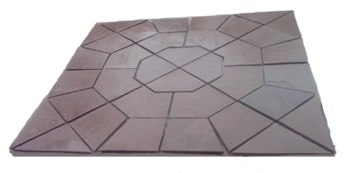 material indian sandstone circle pack400