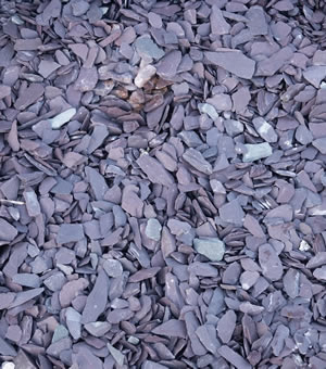 material plum slate chippings