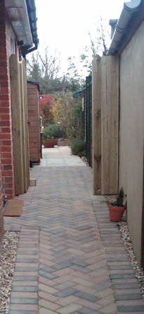 block paved path herring bone bognor